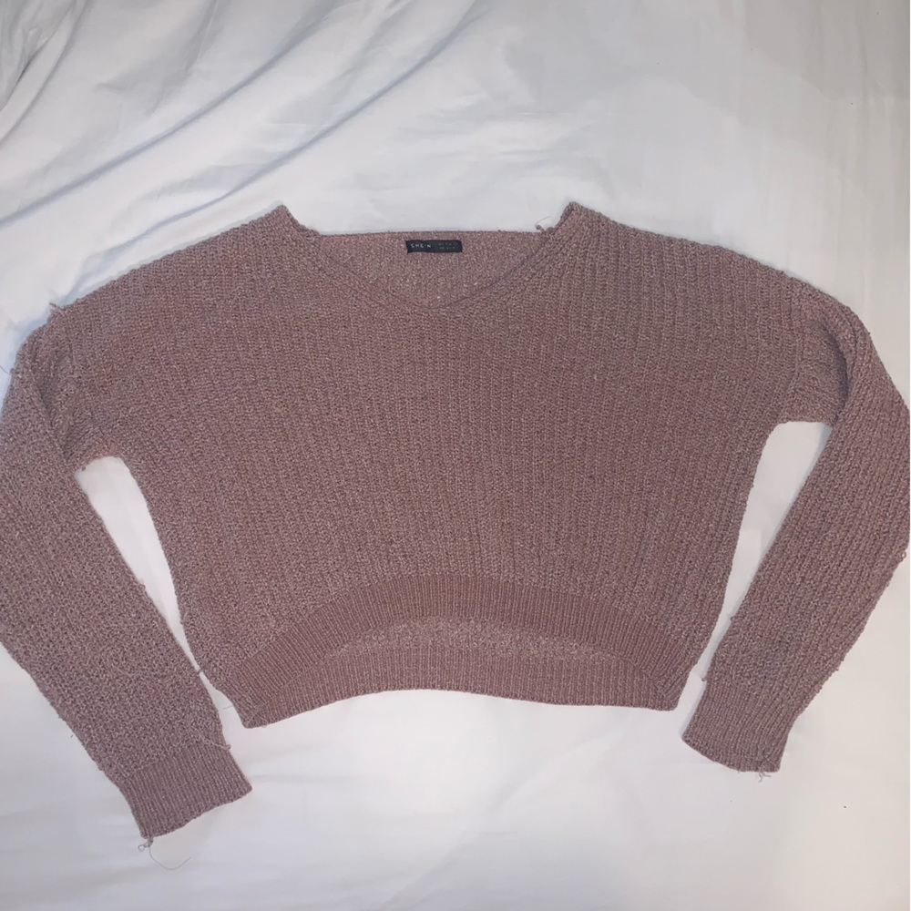 Distressed sweater